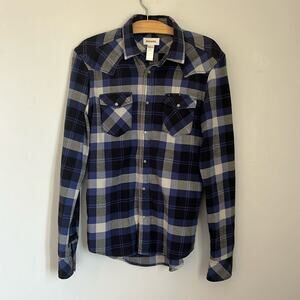 Vintage Diesel flannel button down.  Size Medium